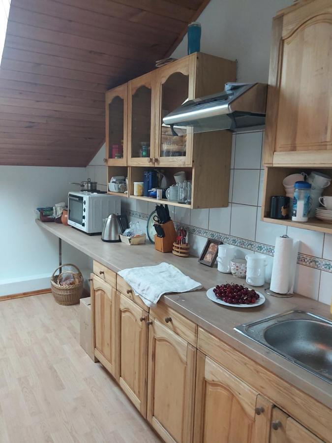 Tiesiog Hostelis Salcininkai Bagian luar foto